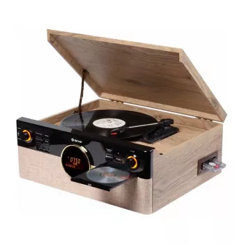 Denver MRD-180 Retro Music Center lemn DAB+/FM CD casetă Bluetooth