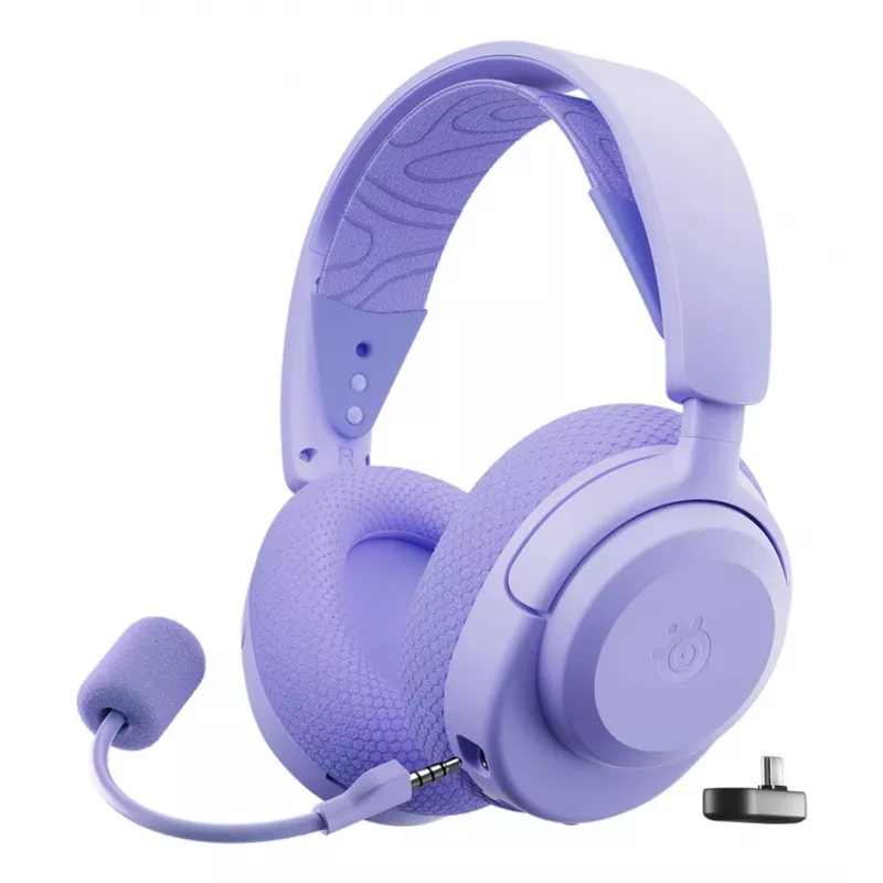 Căști gaming wireless SteelSeries Arctis Nova 3, lavandă