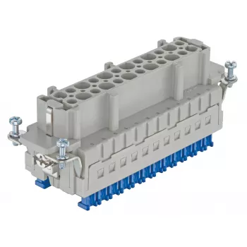 Insert conector industrial HARTING Han E® ES Press, mamă, 24 contacte, 16A, 500V