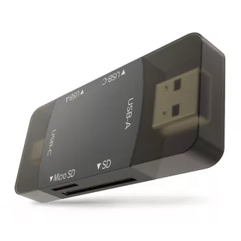 Hub USB 3.0 OTG 4-in-1 Newell negru