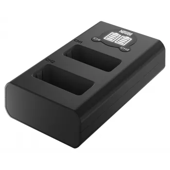 Încărcător USB-C cu două canale Newell DL-USB-C pentru acumulatori Canon LP-E17