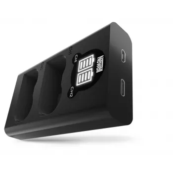 Încărcător USB-C cu două canale Newell DL-USB-C pentru acumulatori Nikon EN-EL15