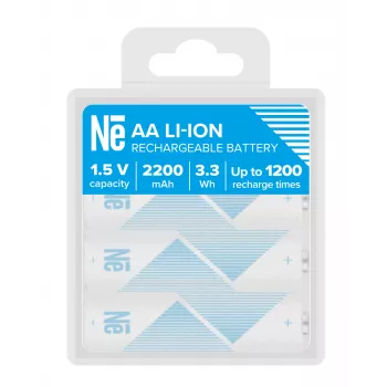 Acumulator Li-ion Newell AA 2200 mAh, blister 4 bucăți
