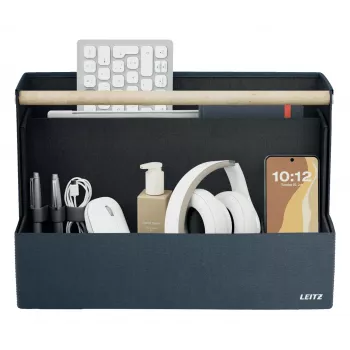 Leitz MyBox organizator de birou portabil din material textil gri închis