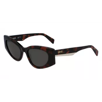 Ochelari de soare de damă LIU JO LJ792S-242, Havana maro gradient, 52/20/140