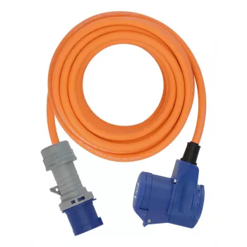 Cablu prelungitor Brennenstuhl 1167650310 10 m ștecher CEE / cuplaj unghiular H07RN-F 3G 2,5 mm² albastru