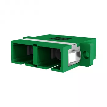 Cuplaj simplex SC/APC EFB Elektronik, single-mode, verde