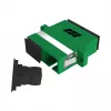 Cuplaj simplex SC/APC EFB Elektronik, single-mode, verde