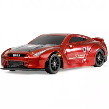 Amewi Drift Sport GTR cu giroscop, 4WD, 1:43, RTR, roșu, 6+