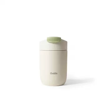 OutIn Travel Tumbler 350 ml, alb nisip