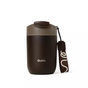 Cană termos de călătorie OutIn 350 ml, Terra Brown
