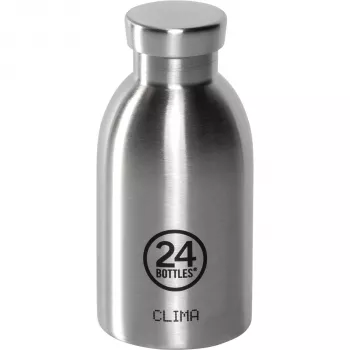Sticlă termică 24Bottles Clima Bottle Brushed Steel 330 ml