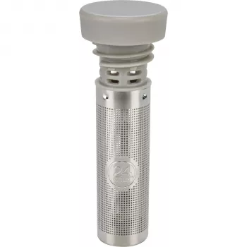 Capac infuser 24Bottles gri din oțel inoxidabil și silicon, cu filet, pentru sticle 24Bottles