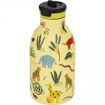 Sticlă termoizolantă pentru copii 24Bottles Kids Jungle Friends 330 ml