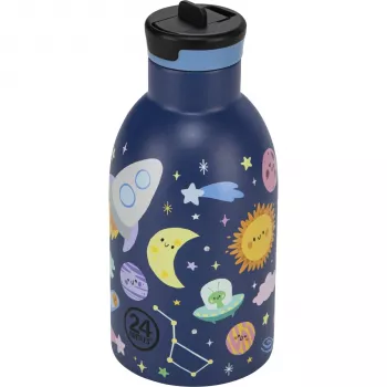 Sticlă termoizolantă pentru copii 24Bottles Kids Space Friends 330 ml