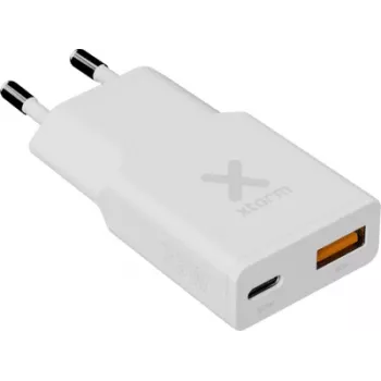Încărcător de perete Xtorm Go2 Series SlimLine 25W 1x USB-C USB-A alb