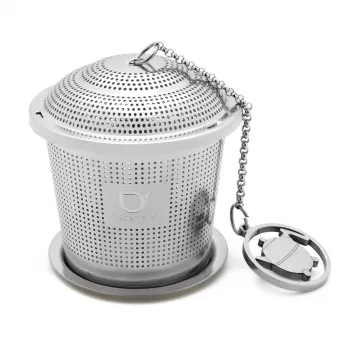 BREDEMEIJER Infuzor de ceai cu lanț și tavă de scurgere din oțel inoxidabil 191006