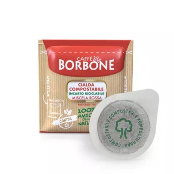 Pastile de cafea sistem ESE Caffè Borbone Miscela Rossa 44 mm, 100 buc., 7,2 g fiecare