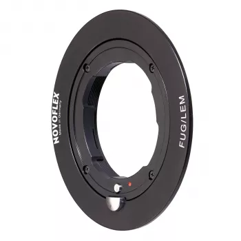 Novoflex FUG/LEM Adaptor obiectiv Leica M la cameră Fujifilm GFX, Negru