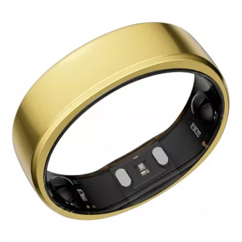 Inel inteligent RingConn Smart Ring Gen2 King Gold mărimea 7 - monitorizare somn și fitness - puls, SpO2, stres