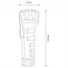 Lanternă ENTAC EFL-2D-PL 2D, plastic, neagră