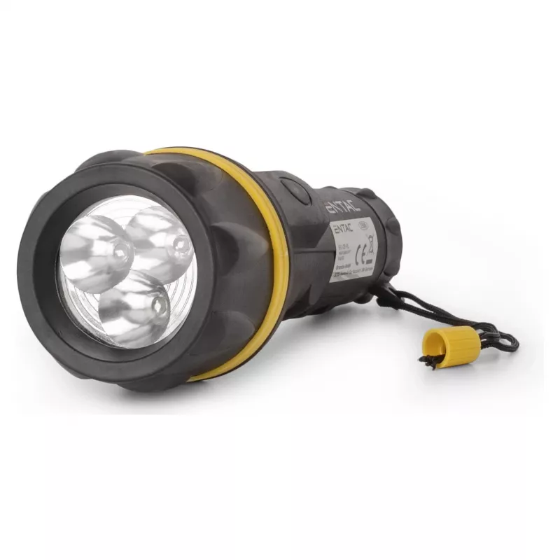 Lanternă ENTAC EFL-2D-PL 2D, plastic, neagră