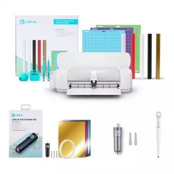 Mașină electronică de tăiat pentru craft LOKLiK iCraft™ - albastru pastel