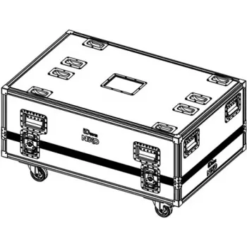 NEXO IDT-2CASE312 Flight Case for 2x IDS312 Subwoofers