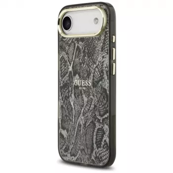 Guess Python Pattern Husă MagSafe pentru iPhone Air - Negru