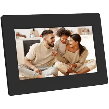 AGFAPHOTO APF700 Ramă foto digitală Wi-Fi de 7 inch cu stocare 32 GB, ecran tactil IPS LCD, senzor de mișcare, rotație automată, negru