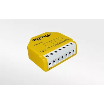Shelly Wave i4 DC Întrerupător - Întrerupător inteligent Z-Wave Plus v2 cu 4 intrări