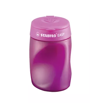STABILO Easy Manual Pencil Sharpener - Pink - Right-Handed