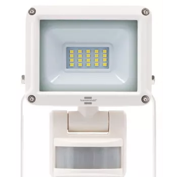 Proiector LED Brennenstuhl JARO 1060 P cu senzor de mișcare cu infraroșu, 10 W, 1060 lm, alb lumină de zi 6500 K, IP65, IK08, montaj pe perete, cablu 1 m