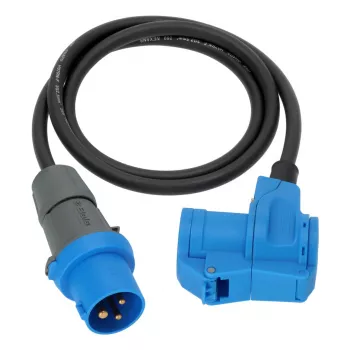 Cablu adaptor CEE Brennenstuhl 230V 16A 1,5m H07RN-F 3G2.5 negru
