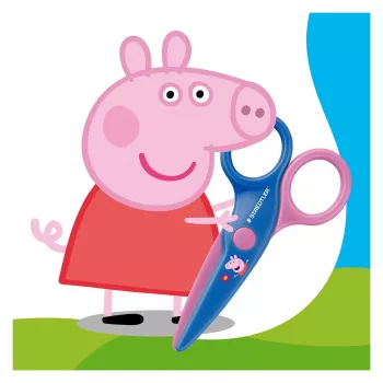 Foarfecă de siguranță pentru copii STAEDTLER Noris Junior Peppa Pig 130 mm