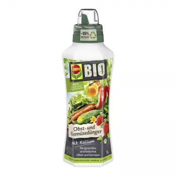 Îngrășământ organic pentru fructe și legume COMPO BIO, 1,0 L