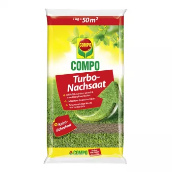 Semințe de gazon pentru supraînsămânțare COMPO Turbo, 1,0 kg