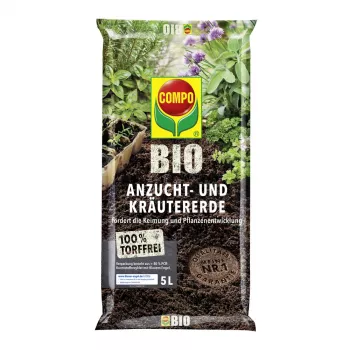 Pământ pentru răsaduri și plante aromatice COMPO, 5,0 L