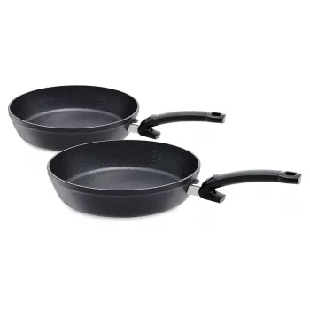 Set de 2 tigăi Fissler Adamant Comfort, 28 cm + 24 cm, antiaderente, compatibile cu inducția