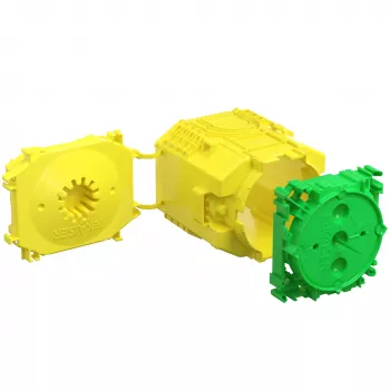 Cutie mare de introducere pentru beton Kaiser Elektro Betonbau B1 1260-01 în 2 părți deschidere de ieșire d 60mm
