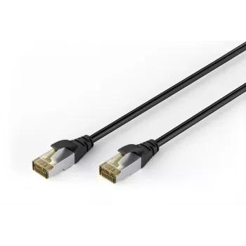 DIGITUS CAT 6A S-FTP Cablu patch exterior, cupru, PE, 10 m, negru