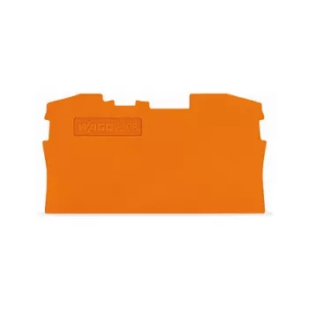 Placă de capăt și intermediară WAGO 2006-1292, 1 mm, portocalie
