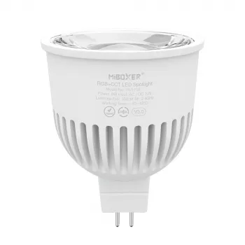 Bec LED retrofit MIBOXER FUT112 GU5.3/MR16 6W RGB-CCT 2,4GHz Smooth Dim Smart Spotlight