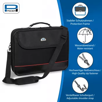 PEDEA TRENDLINE notebook bag 17.3 + mouse set
