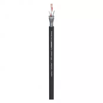 Cablu de microfon Sommer Cable SC-Primus, 2 x 0,50 mm², PVC Ø 6,7 mm, negru, la metru (200-0151)