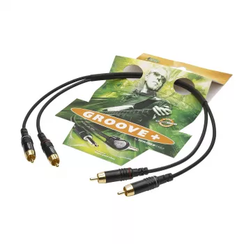 Cablu stereo RCA Sommer Cable SC-Onyx 2025 MKII, nesimetric, 2 x 1 x 0,25 mm², 2x mufe RCA la 2x mufe RCA, HICON, negru, 2,5 m (ON81-0250-SW)