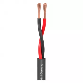 Cablu de difuzor Sommer Cable Meridian Mobile SP215 2 x 1,5 mm² PVC, negru (la metru)