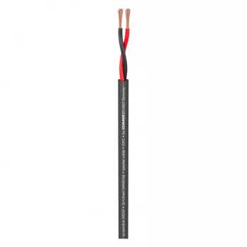 Cablu de difuzor Sommer Cable Meridian Mobile SP215 2 x 1,5 mm² PVC, negru (la metru)