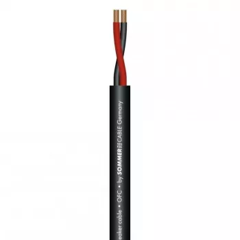 Cablu de difuzor Sommer Cable 425-0051 Meridian Mobile SP225 2x2,5 mm² PVC, negru, 7,0 mm