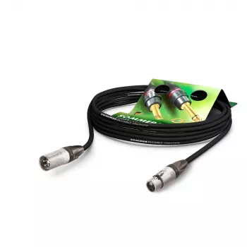 Cablu de microfon Sommer Cable SC-Primus, 10 m, conector XLR tată la conector mamă, Neutrik, negru